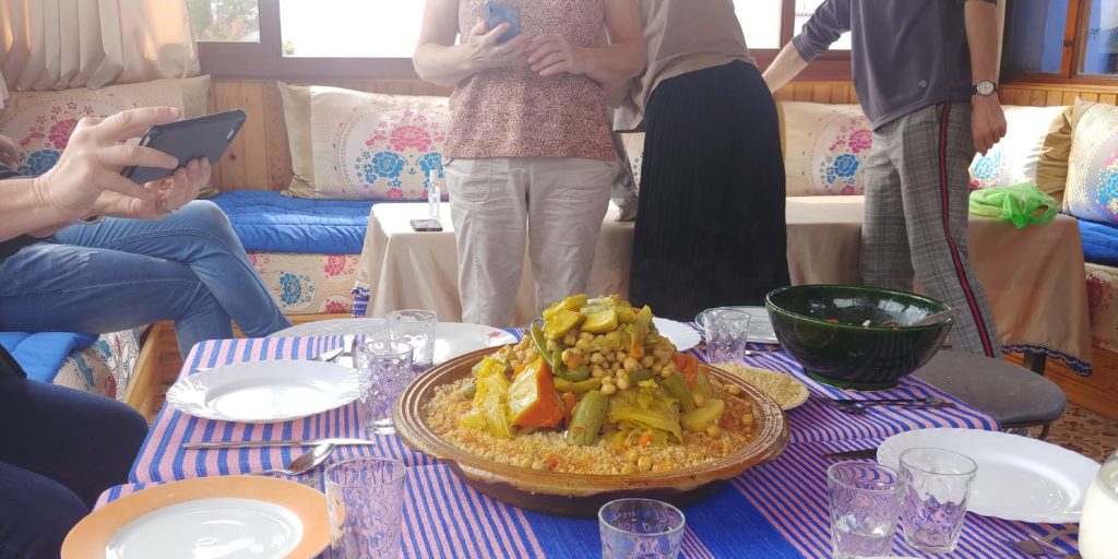 Couscous offert par les hôtes du Koutoubia